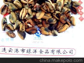 【新品促銷優質海產原味無沙淡菜/海紅/貽貝2-3cm 56元/kg特產散裝】價格,廠家,圖片,干制水產品,連云港市綠洋食品-